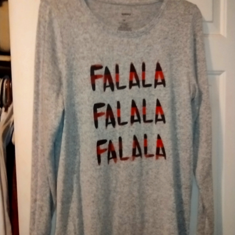 Holiday Graphic " FaLaLa" Brushed Fleece